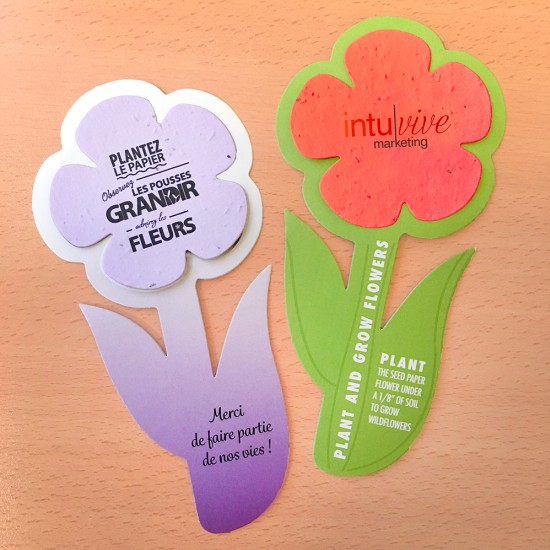 Single-Sided Rounded Flower With Plantable Shape 5