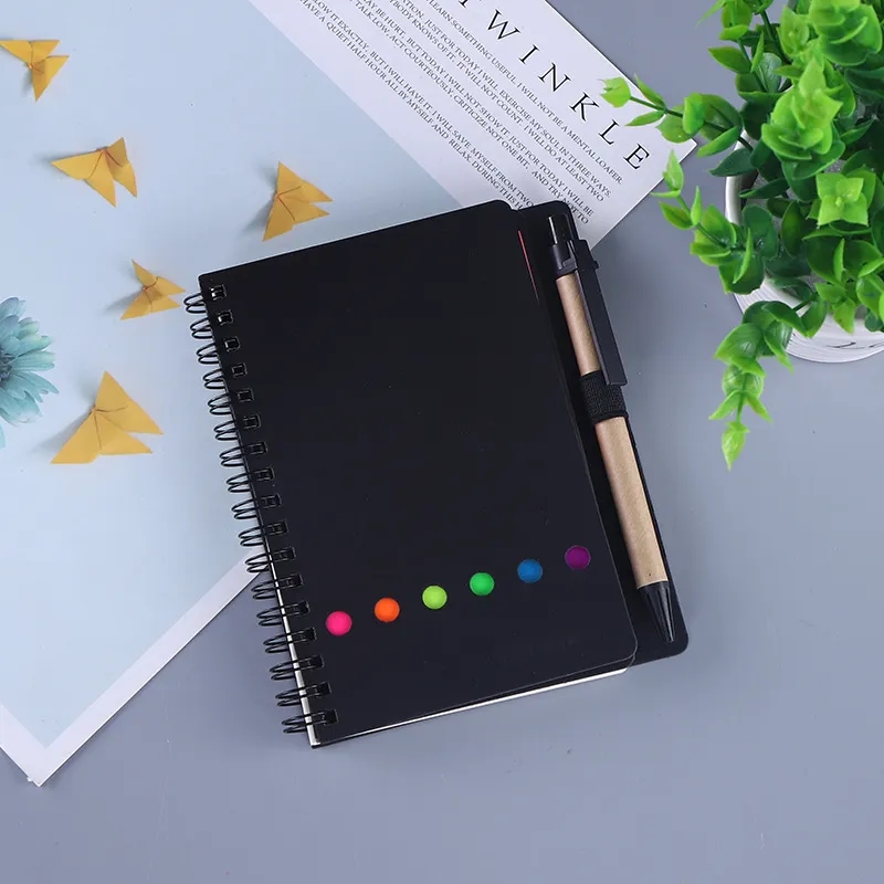 Sticky Notes Spiral Notebook 6