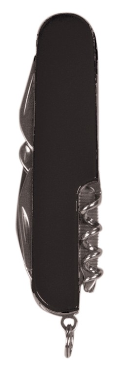 Custom Engraved Black Pocket Knife 1