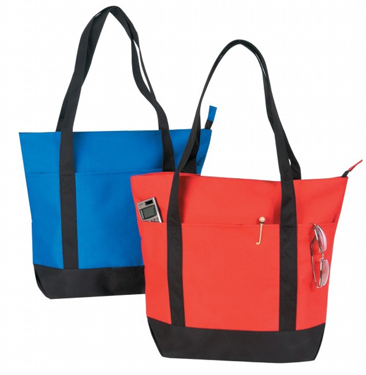 Poly Zippered Tote Bag 2