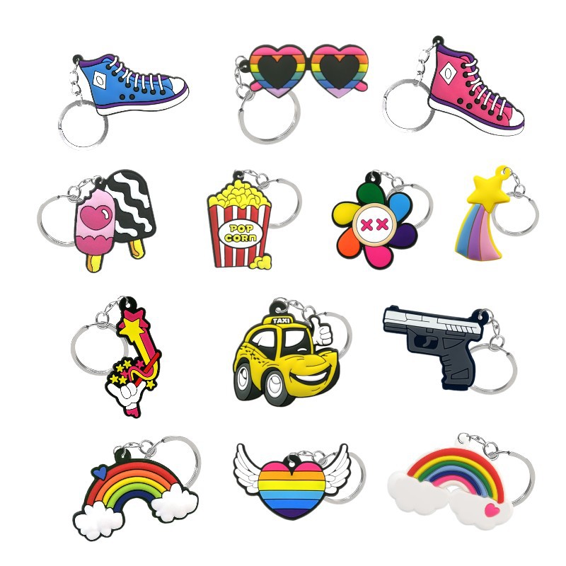 Custom Logo and Shape PVC Keychain 5