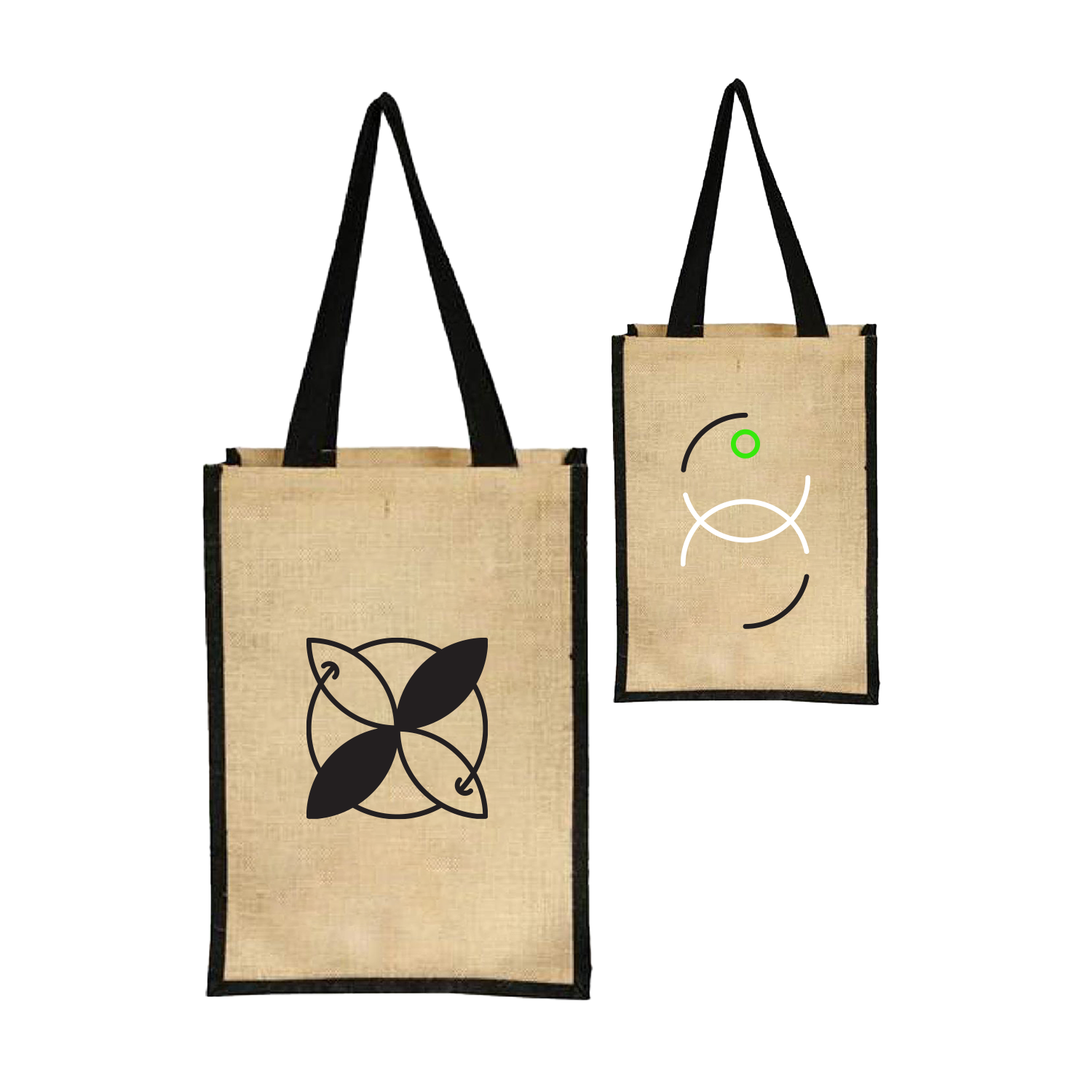 Eco-Friendly Jute Tote with Long Web Handles 3