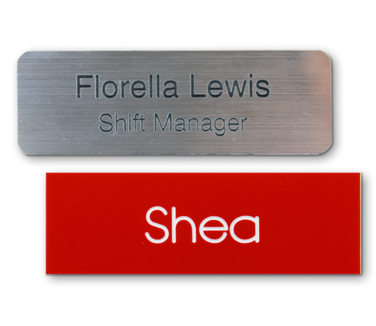 The Sparta engrave only name badge 1"x3" 6