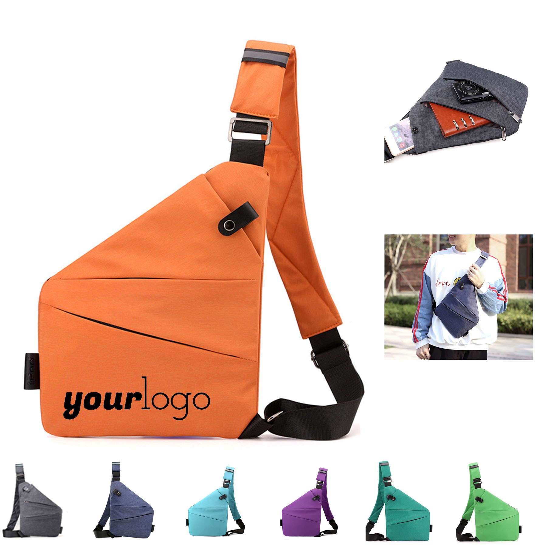 Multi-Pocket Chest Bag