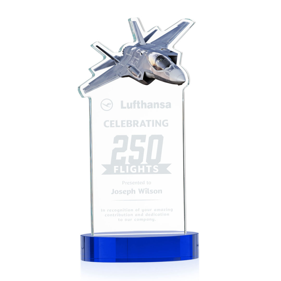Top Gun Award on Alberton Base - Blue 9