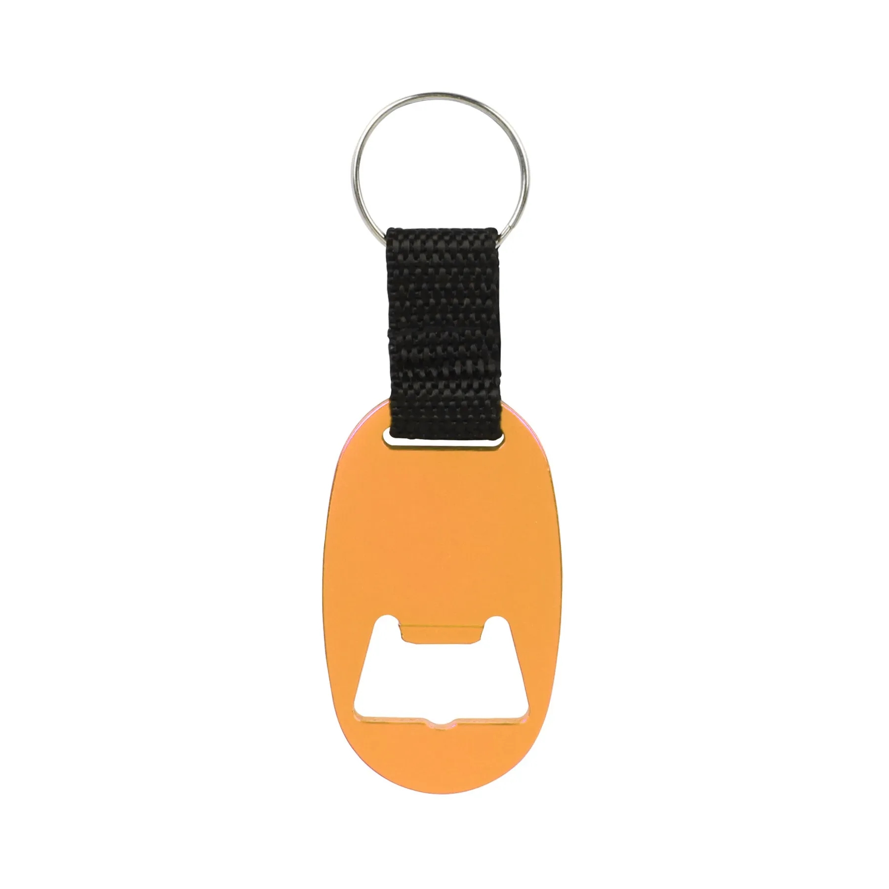 Oval Beer Bottle Opener Keychain 1