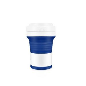 550ml Silicone Collapsible Cup With Straw And Carabiner 29