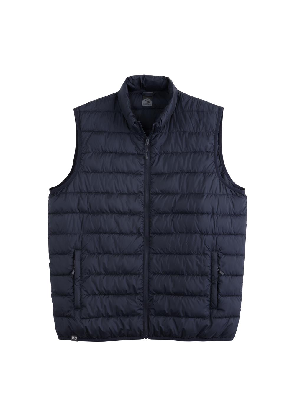 Storm Creek Men's Pacific Puffer 100 GSM Insulated Faux Down Packable Quilted Vest 17