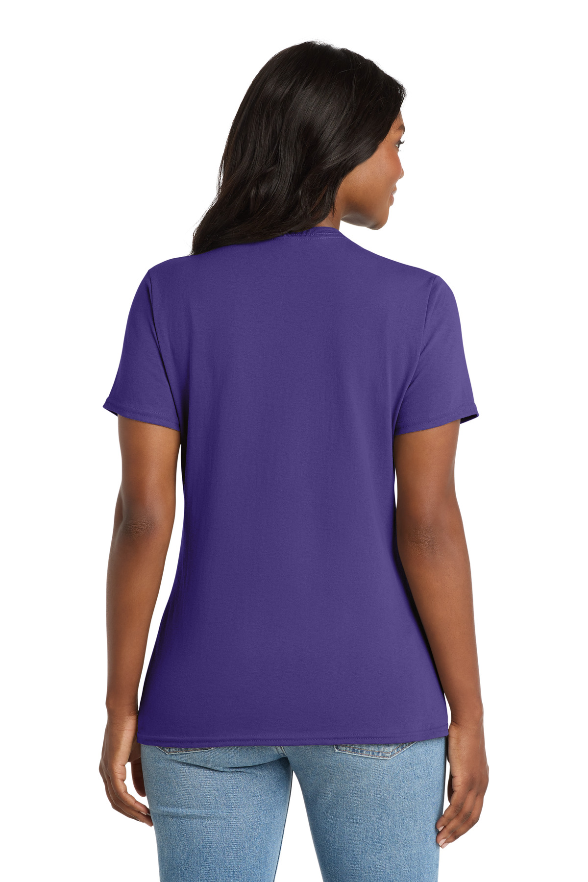Port & Co Women's Core Cotton V-Neck Tee. LPC54V 168