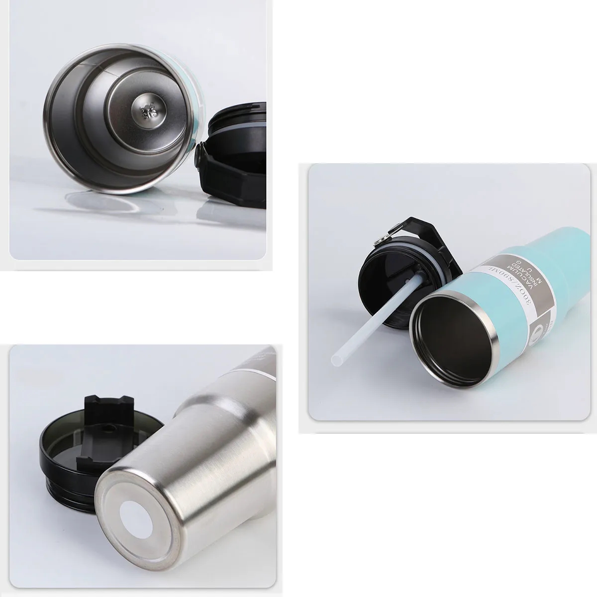 Portable Sports Vacuum Insulated Water Bottle 4