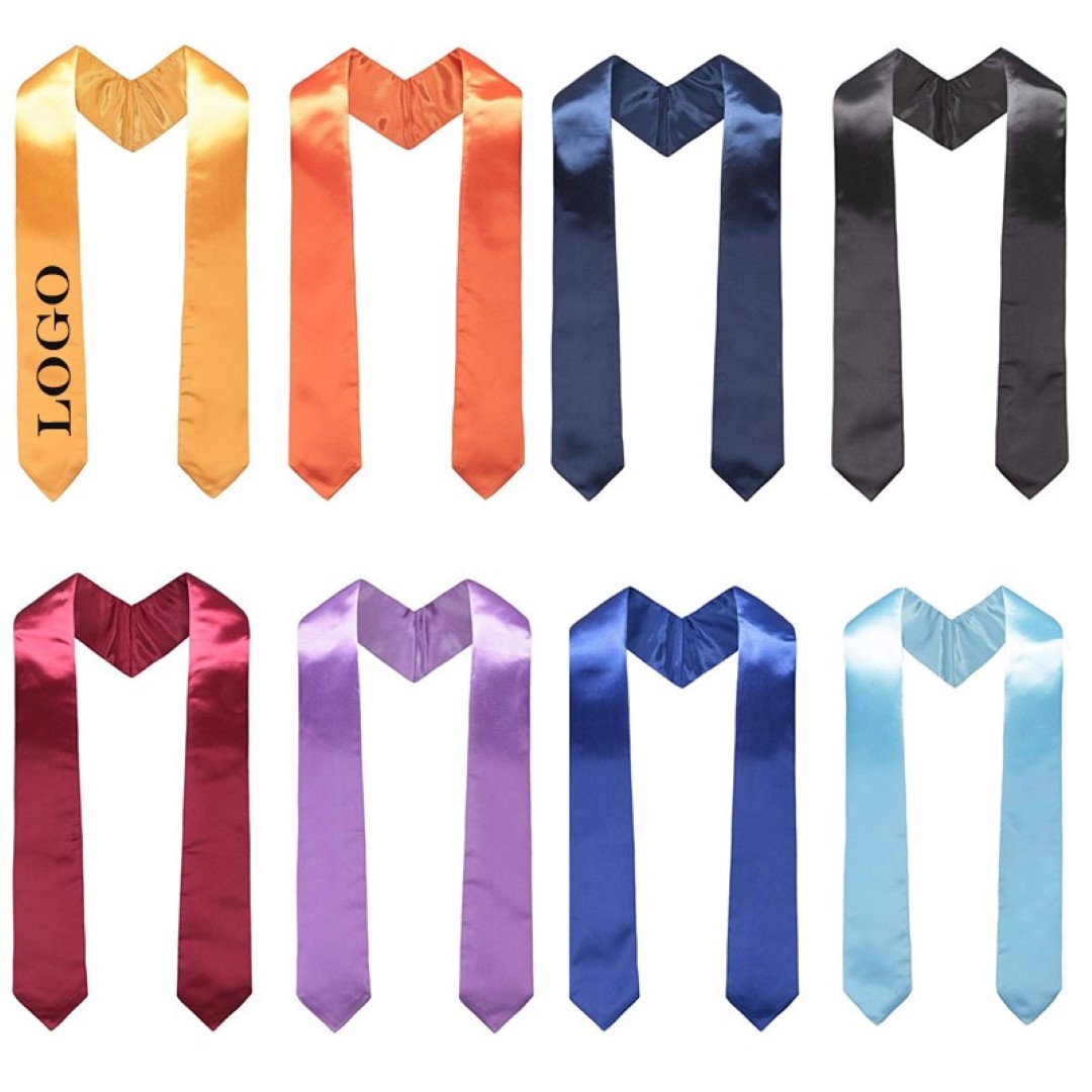 Graduation Unisex Plain Graduation Stole for Academic Commencements Sash 3