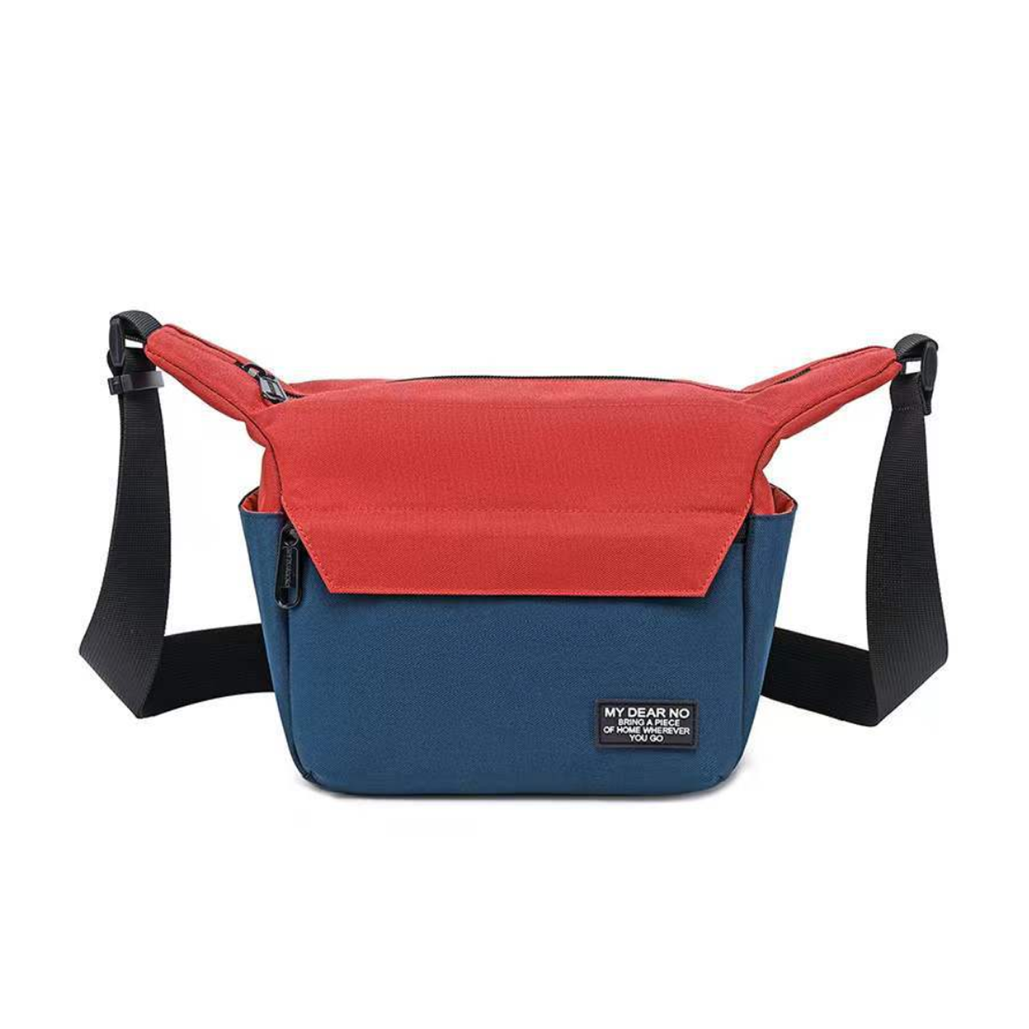 Color contrast waterproof casual camera messenger bag 5