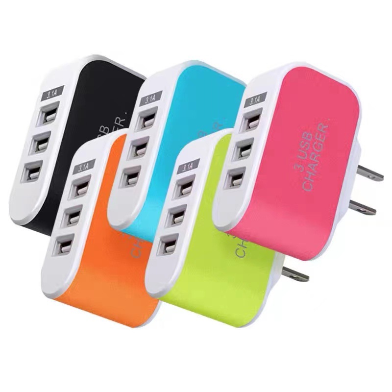3 In 1 USB Charger With LED 7