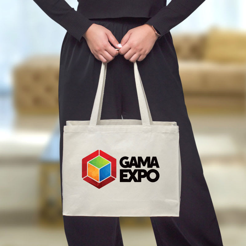 Custom Full Gusset Heavy Canvas Tote Bags, custom tote bag with logo imprint 26