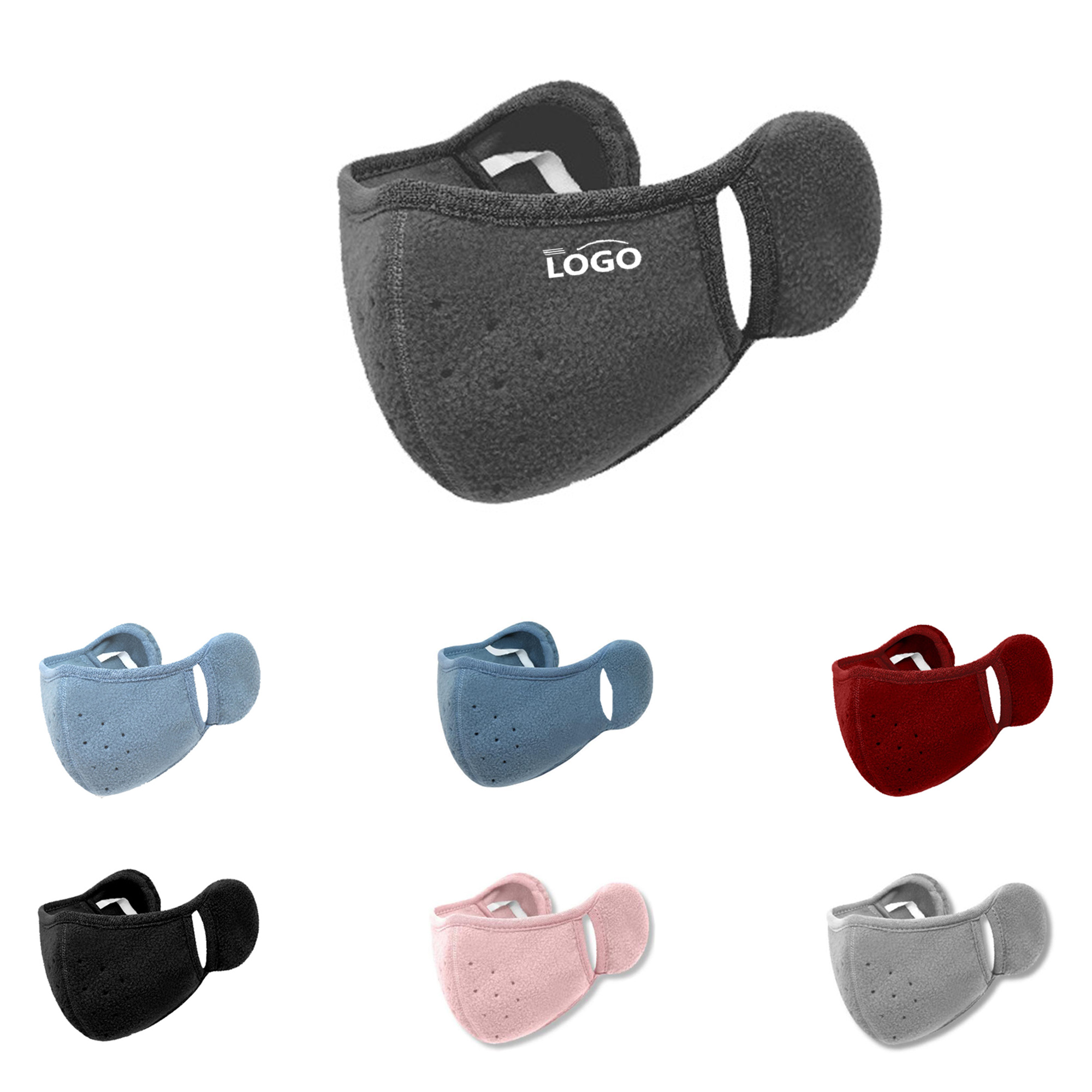 Winter Fleece Ear Face Warmer Breathable 2