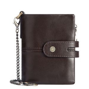 Anti Theft Genuine Leather Mens Wallet 1