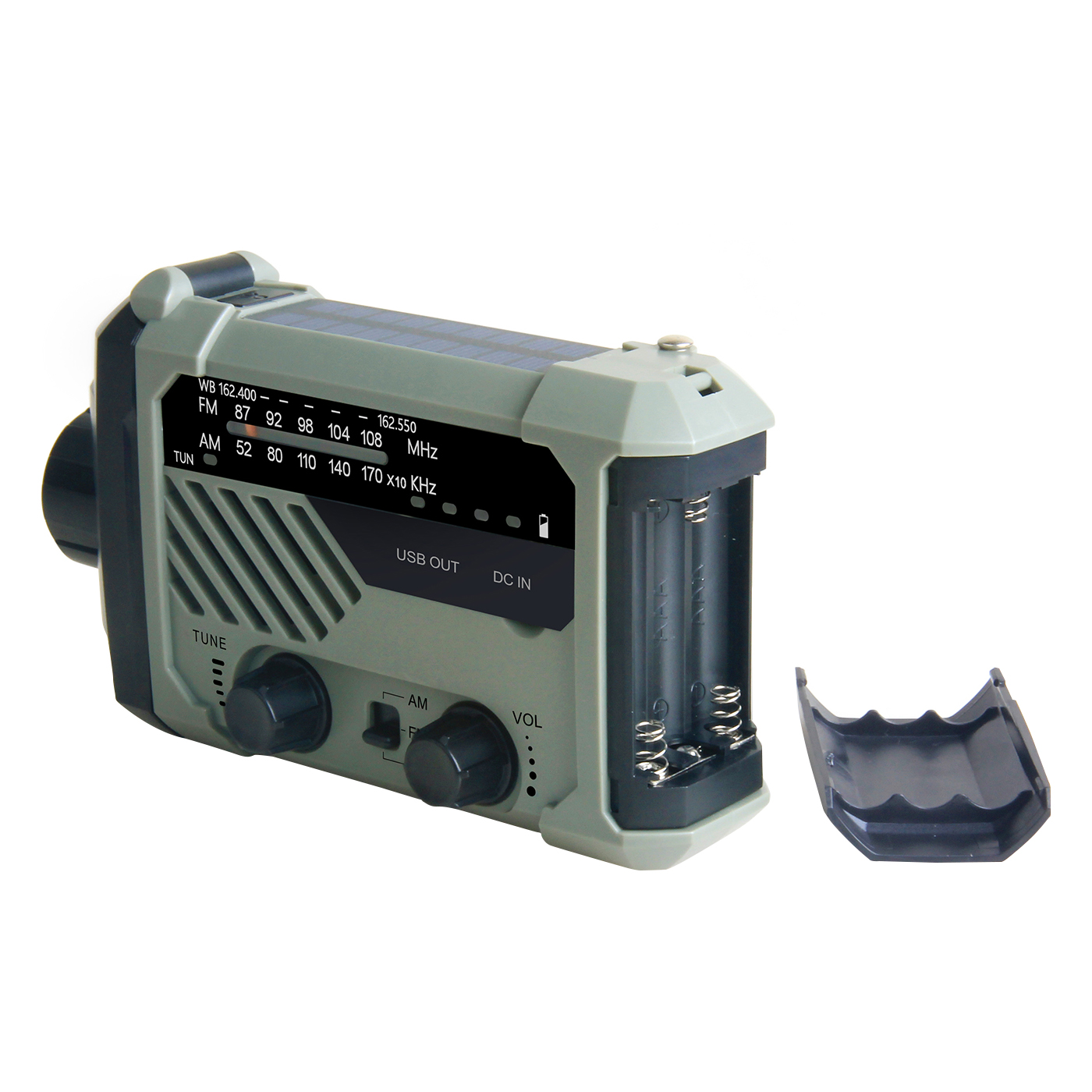 ResQ Emergency Weather Radio – AM/FM/NOAA with LED Flashlight, Reading Lamp, SOS & Power Bank 18