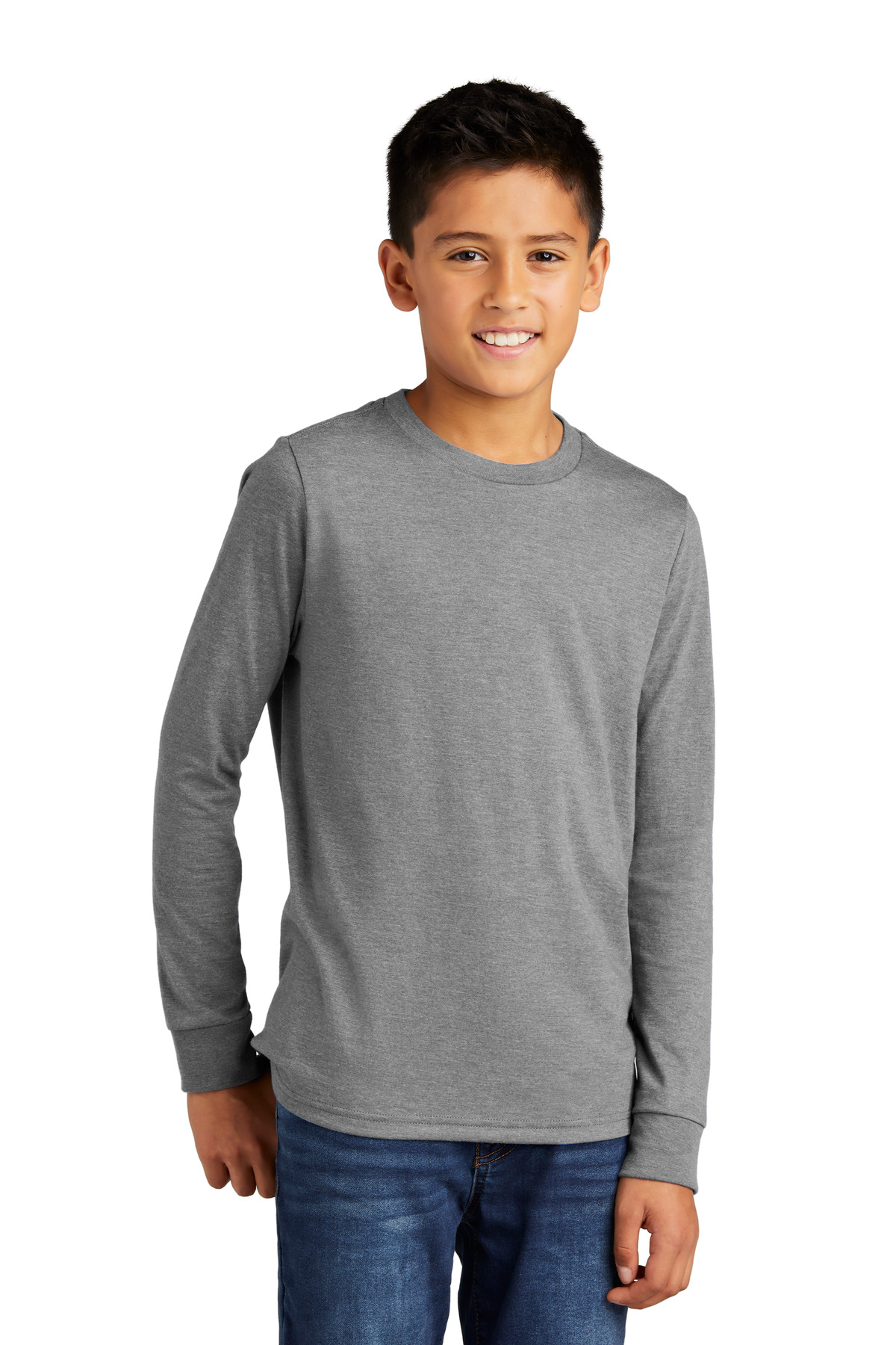 District Youth Perfect Tri Long Sleeve Tee DT132Y 9