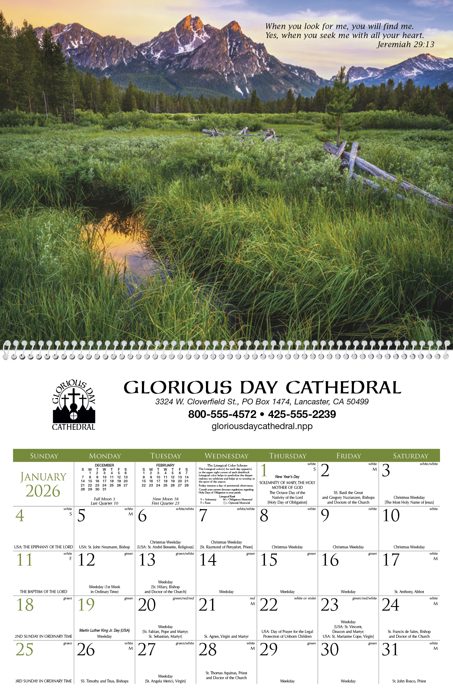 Triumph® Calendars Catholic Scenic Calendar 5