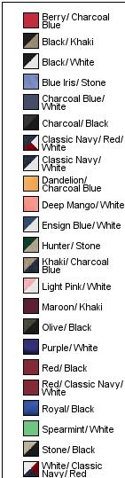 Sandwich Bill Cap with Striped Closure