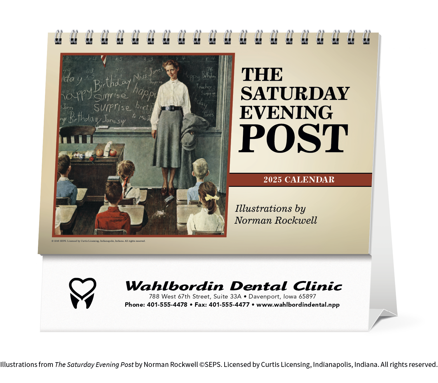 Triumph® Calendars The Saturday Evening Post Large Desk Calendar 9