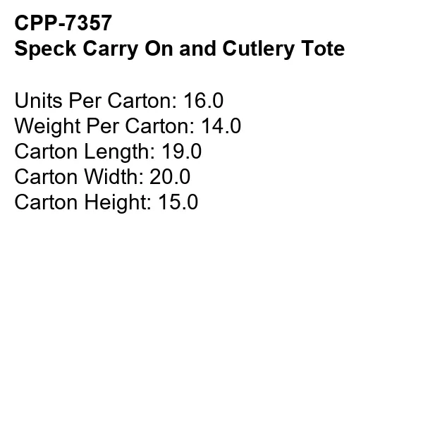 Speck Carry On and Cutlery Tote 9