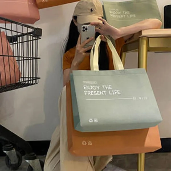 Eco-friendly Biodegradable Reusable Shopping Tote 2