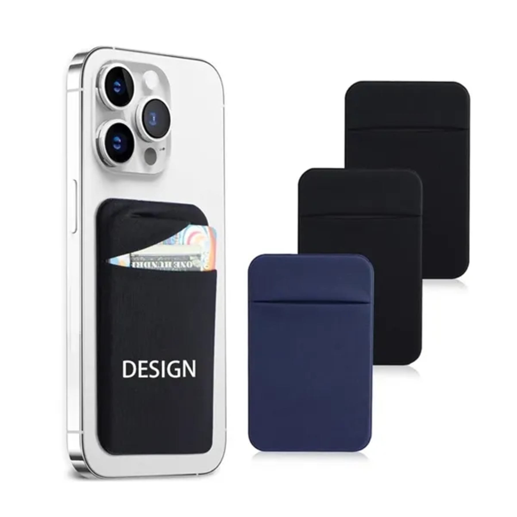 Phone card holder pocket
2