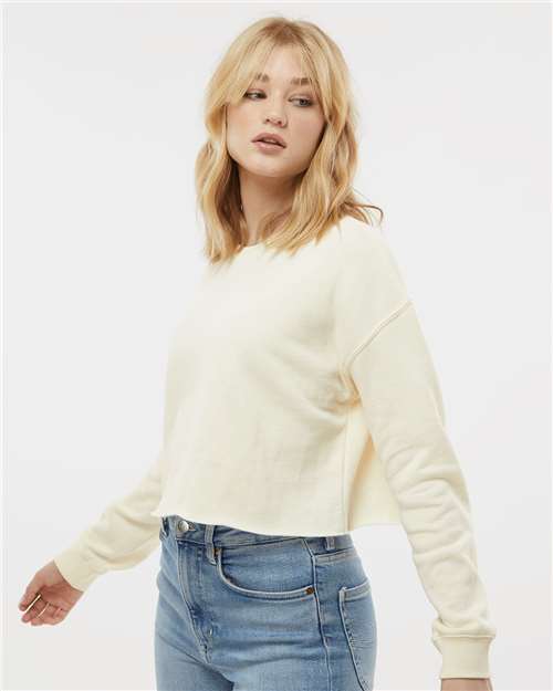 Women's Lightweight Crop Crewneck Sweatshirt - AFX24CRP 8