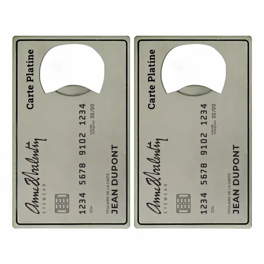 Platinum Card Shaped Bottle Opener 6