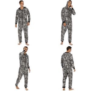 Men'S Pajamas Tie-Dye Jumpsuit 2