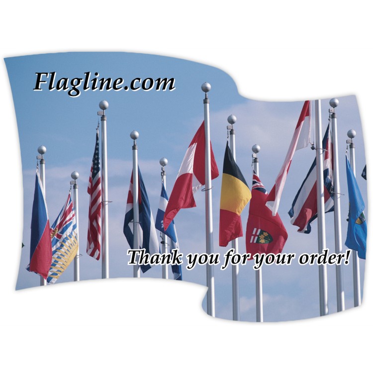 Vinyl Label Calendar (4.117"x 5.534") Flag