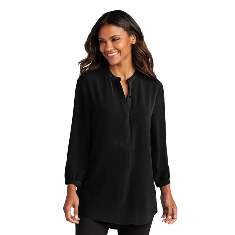 Port Authority Ladies 3/4-Sleeve Textured Crepe Tunic 11