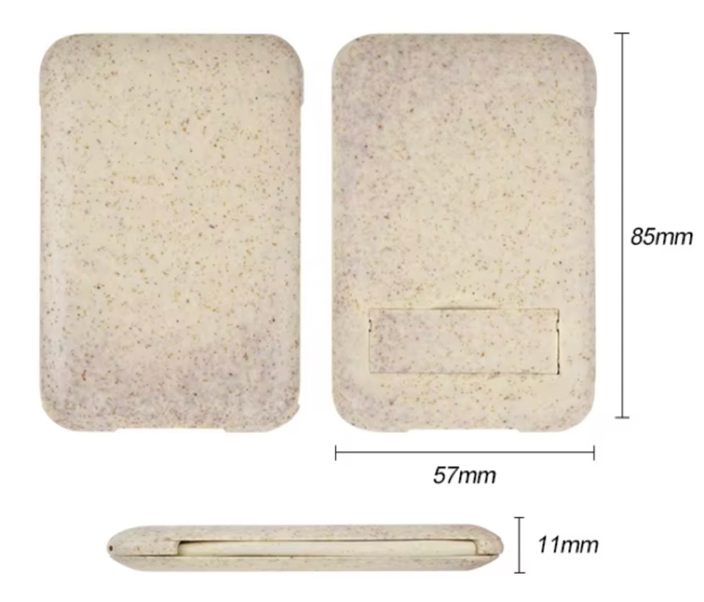 Wheat Straw 6 In 1 Charging Usb Cable Organizer Cable Set 4