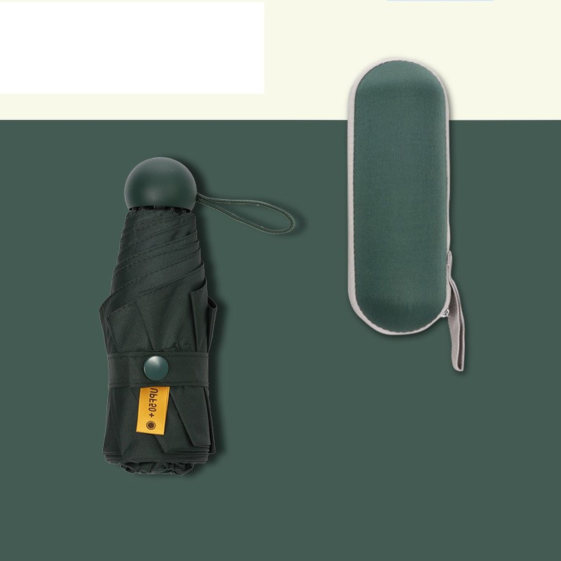 Portable Windproof Mini Travel Sun Rain Umbrella With Case 12