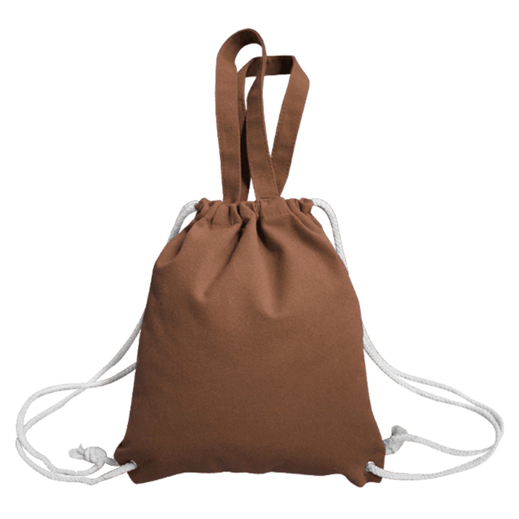 11.81X13.8 Inch Canvas Drawstring Backpack 5