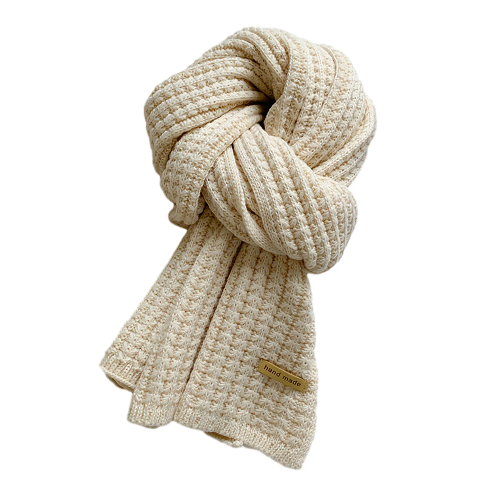 Chunky Womens Winter Warm Knit Cable Scarf MOQ 50PCS 2