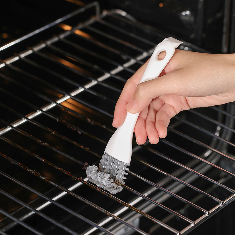 Multifunctional Kitchen Stove Gap Grill Grid Cleaning Brush 5