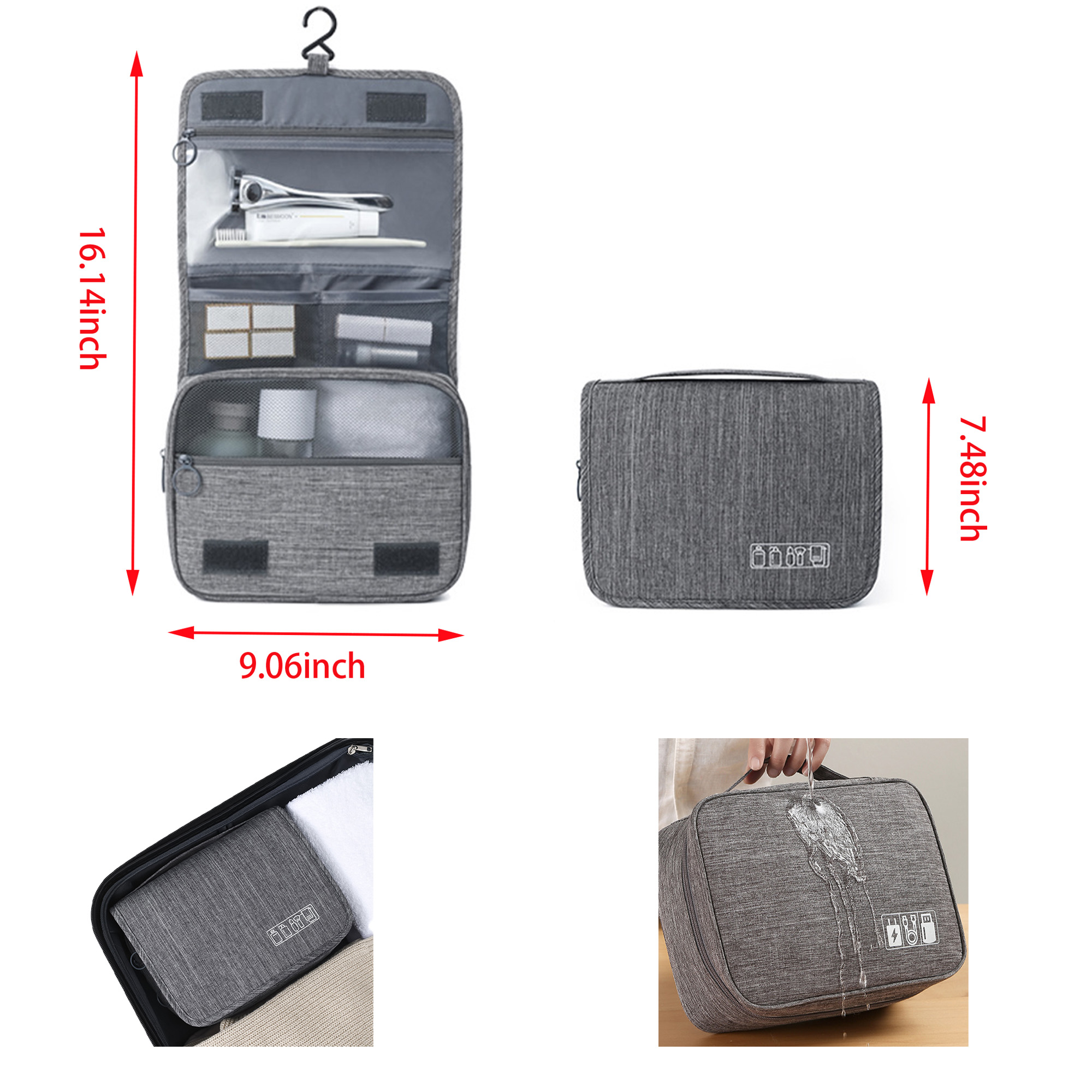 Waterproof Foldable Hanging Travel Bag 3