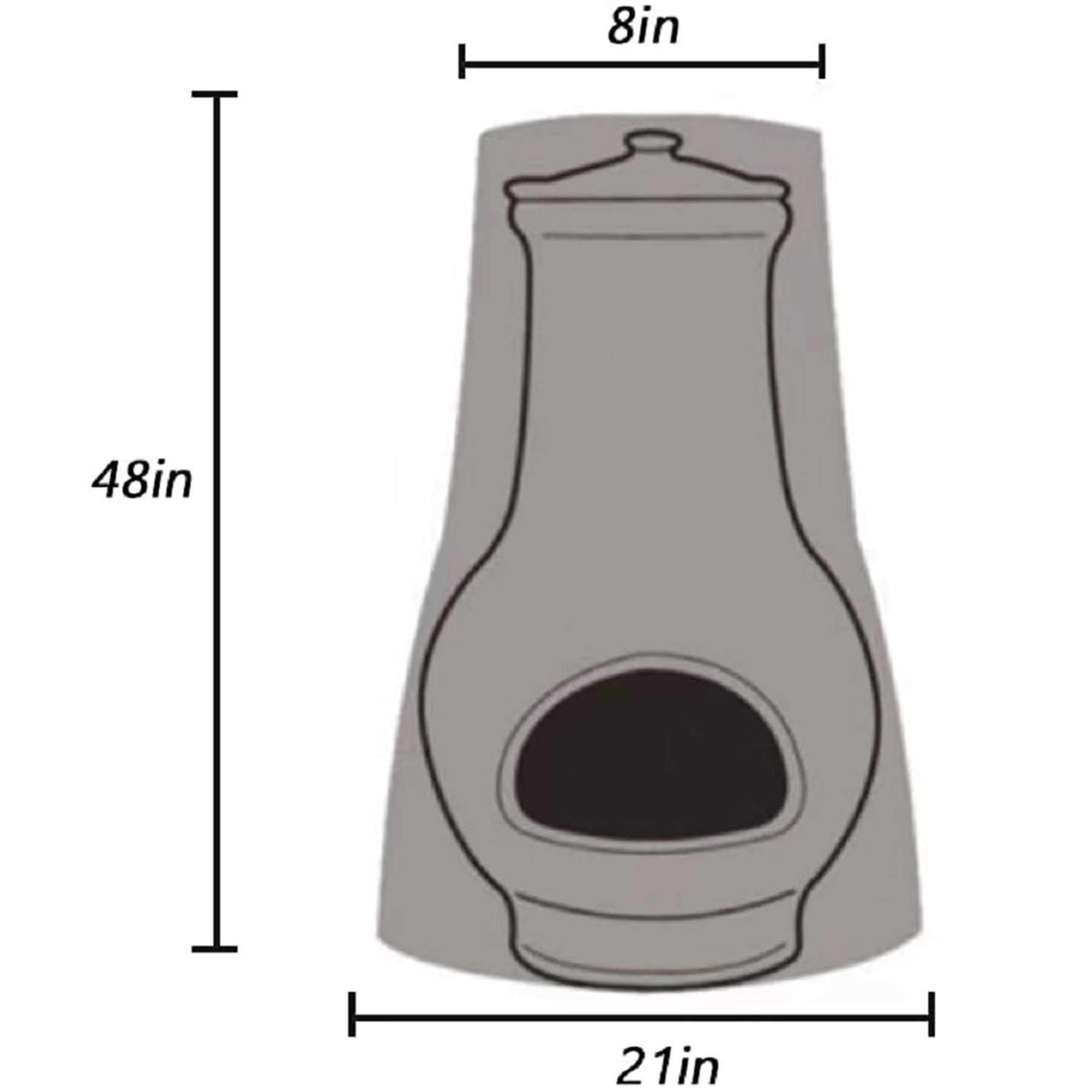 Outdoor Fireplace Cover 3
