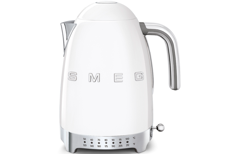 SMEG Variable Temperature Kettle - White Glossy 1