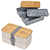 Double Decker Lunch Box with FSC® Bamboo Lid & Utensils 14