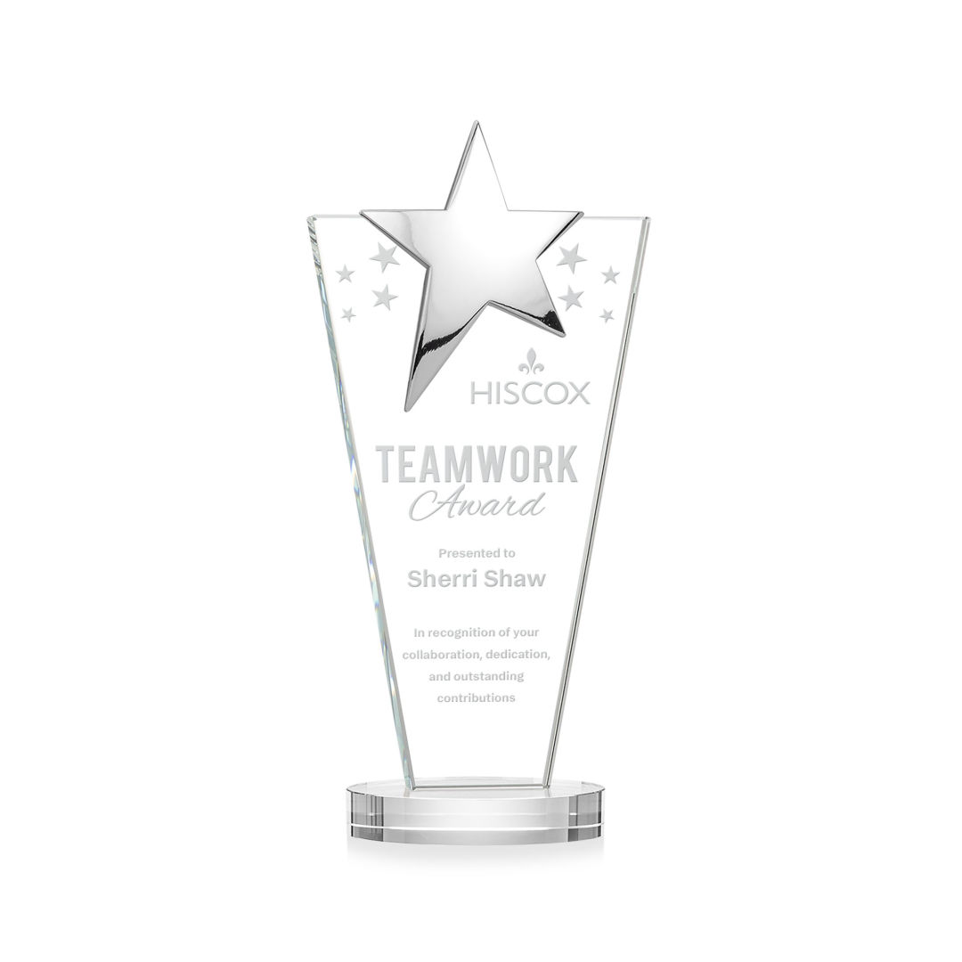 Mantella Chrome Star Award - Clear