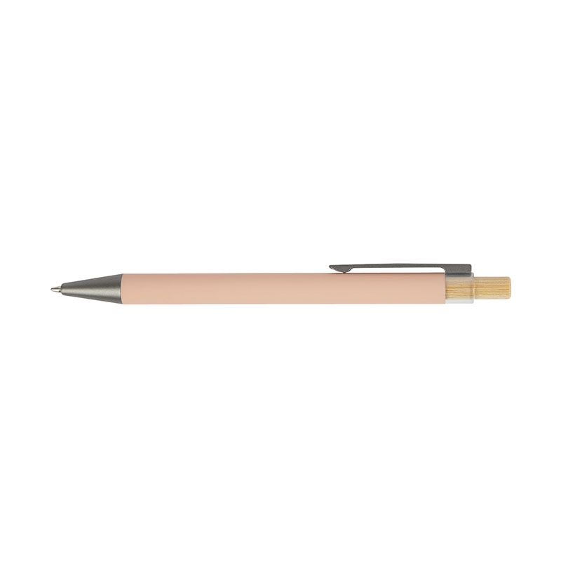 Arundi Recycled Aluminum Pen With Bamboo Plunger 69