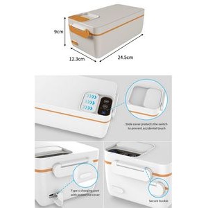 Electric Heating Lunch Box Wireless Portable USB Rechargeable Lunch Box 4