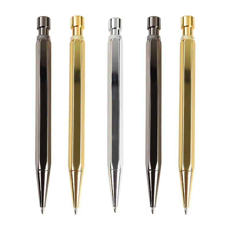 Press Type Metal Signature Ballpoint Pen 5