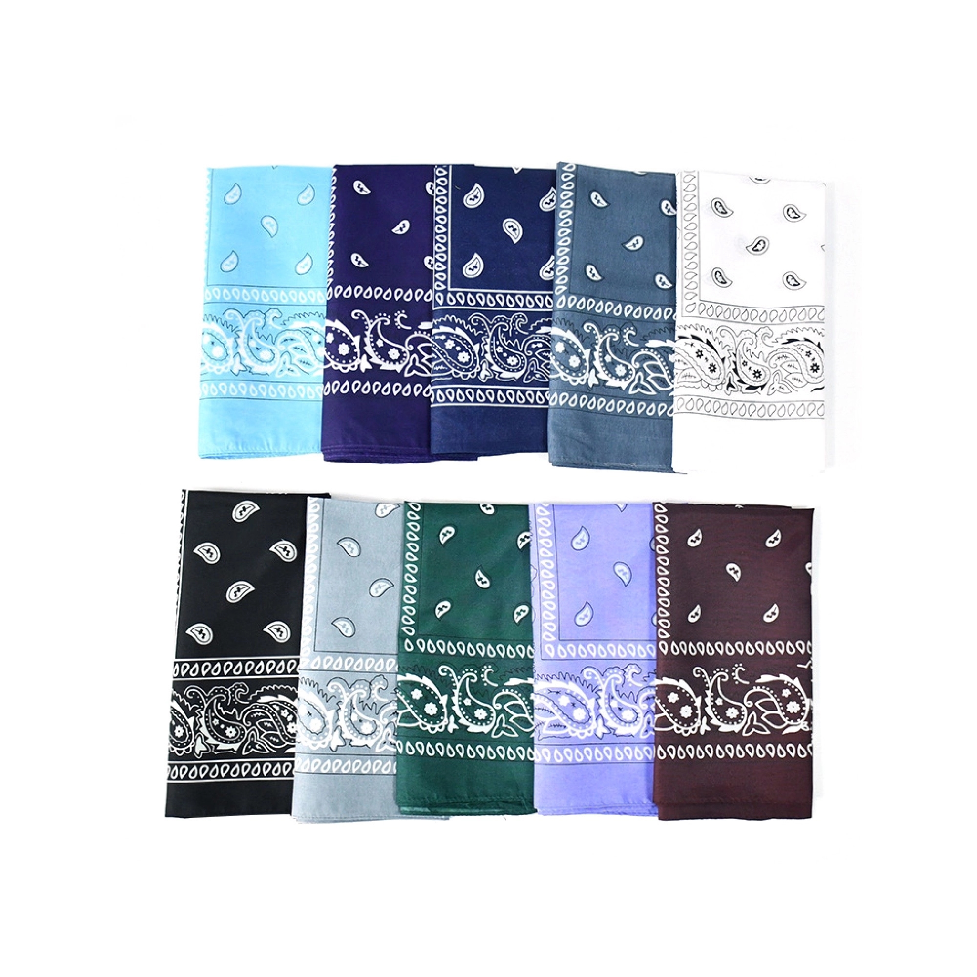 Unisex Handkerchief Bandanna MOQ 50PCS 7