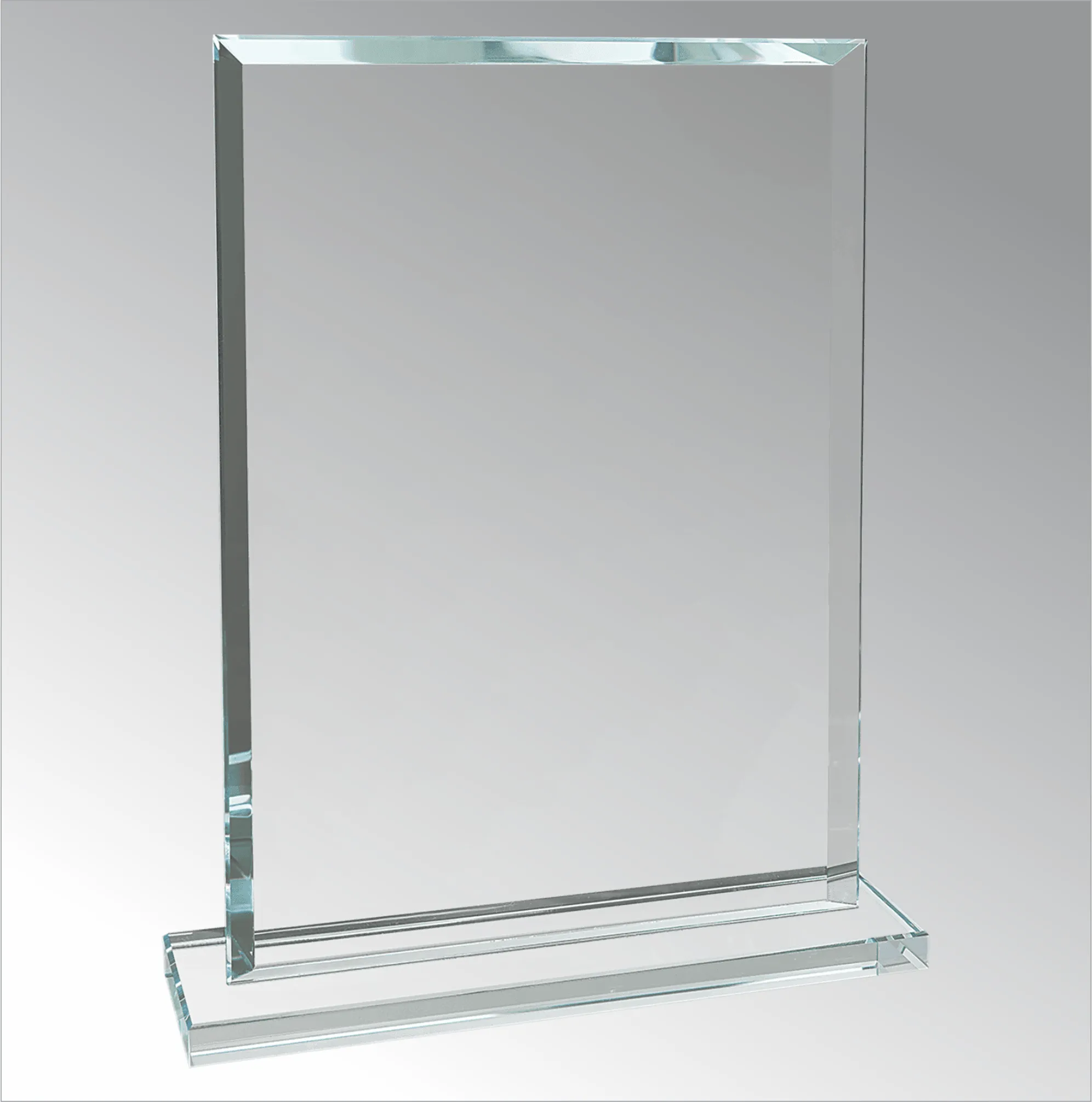 Rectangle Clear Glass Award 7