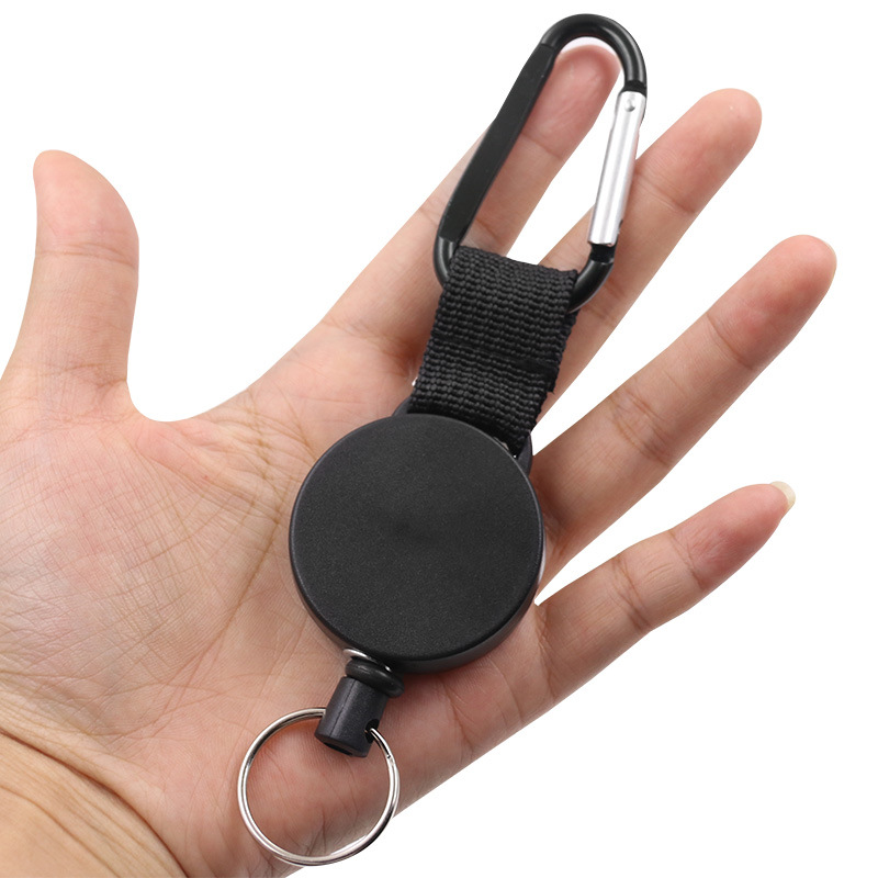 Telescopic Badge Reel with Key Chain 1