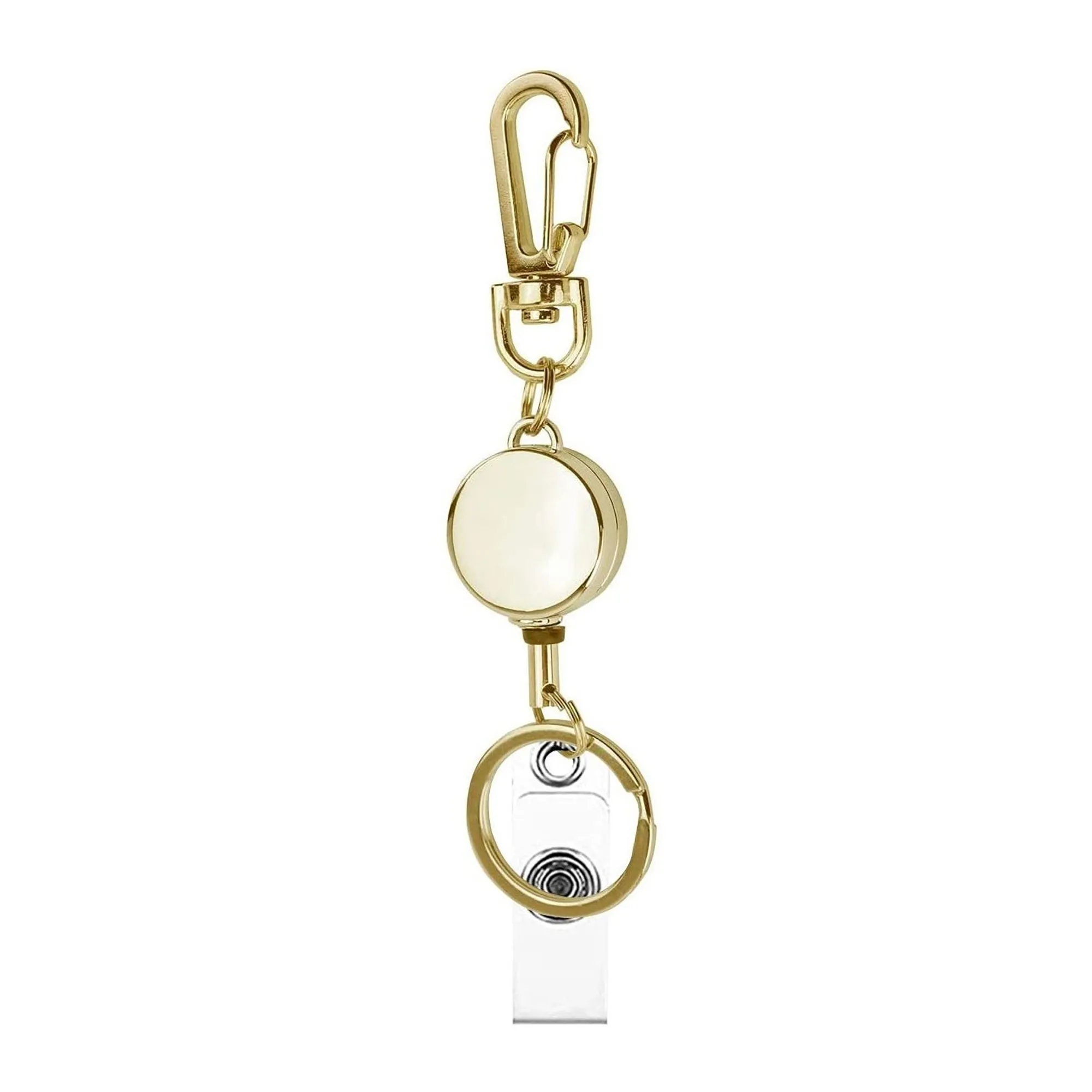 Metal Retractable Keychain with Carabiner 6
